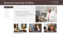 Desktop Screenshot of minceyeyecare.org